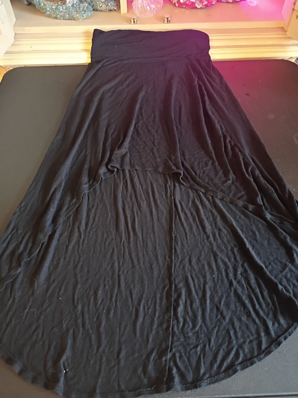 Rue21 Black High-Low Maxi Skirt